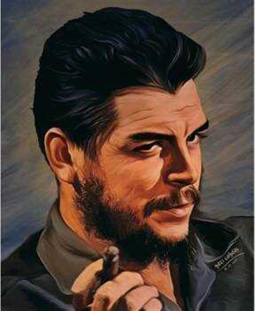 Pastelya Sayılarla Boyama Seti Rulo Çerçevesiz Che Guevara