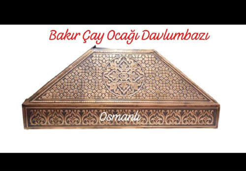 90 Cm Çay Kazanı Davlumbazı Bakır Davlumbaz