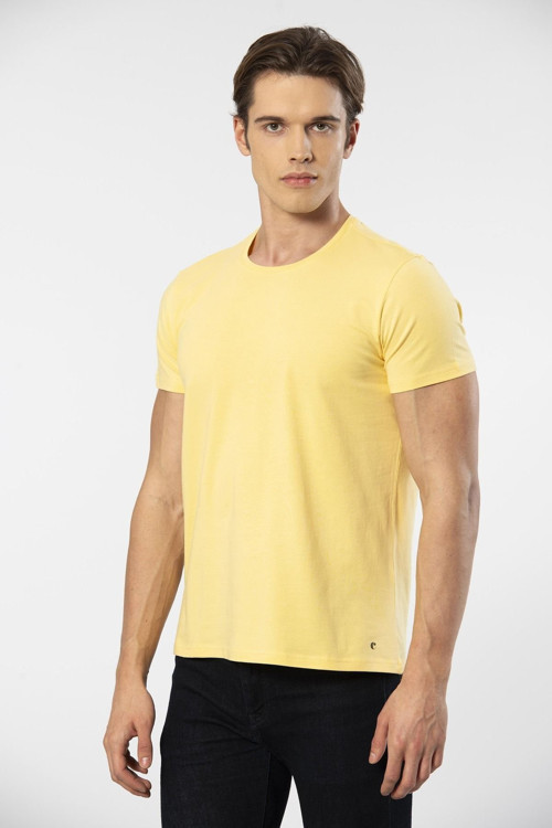 1331 Erkek Bisiklet Yaka Kısa Kollu T-Shirt