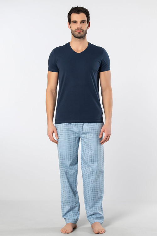 2238 Erkek Dokuma Pijama Takımı