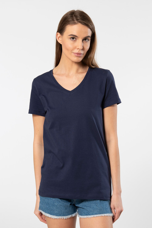 Venice Kısa Kollu V Yaka Kadın T-Shirt