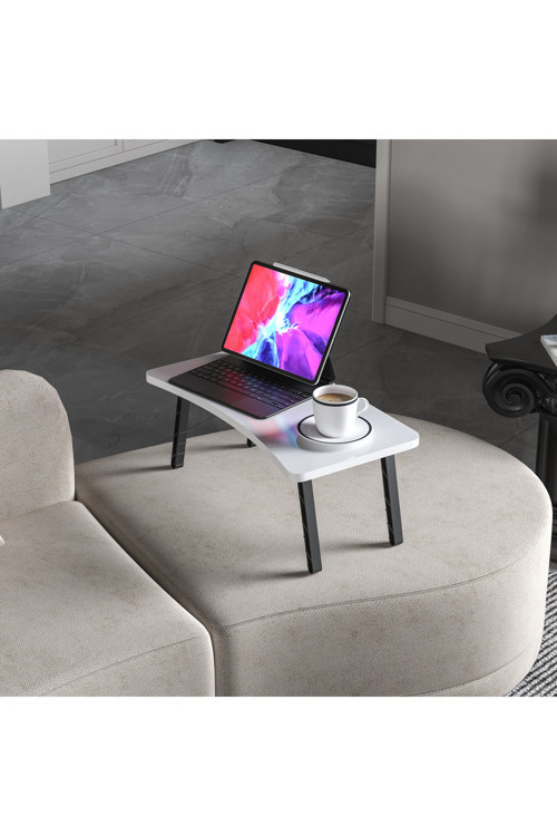 Katlanabilir Yatak ve Koltuk Üstü Laptop Sehpası - Pratik Kahvaltı ve Çalışma Masası