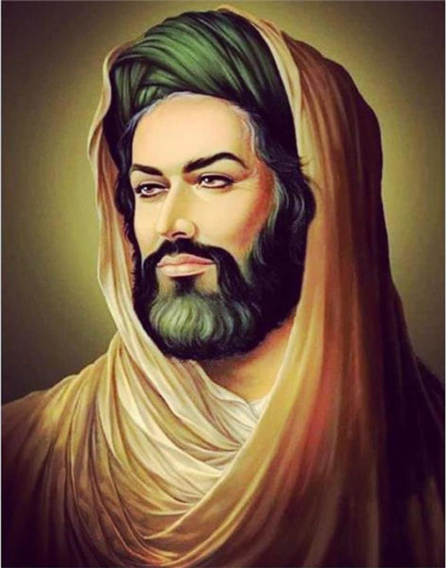 Pastelya Sayılarla Boyama Seti Rulo Çerçevesiz Hz. Ali