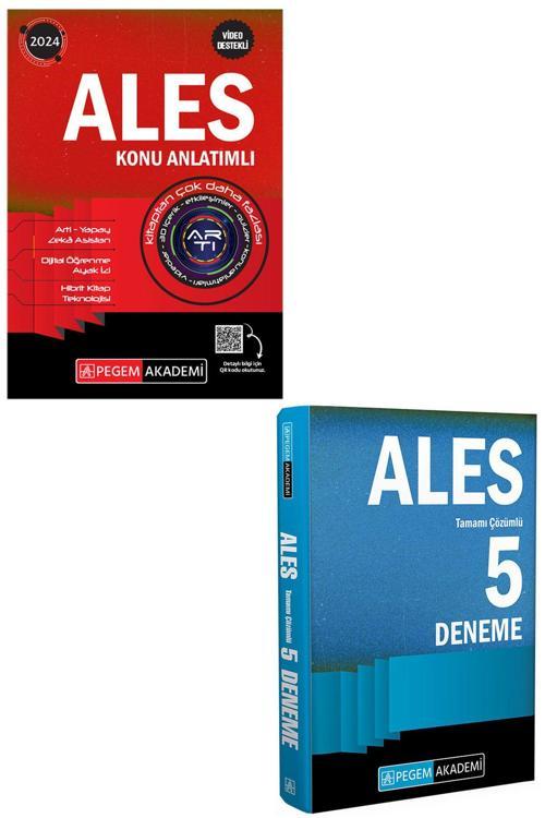 Pegem Akademi Yayıncılık ALES 2024 QR Kodlu Konu Anlatımı-Deneme Full Set