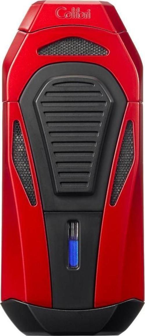 Boss 3 Torch Pürmüz Siyah-Kırmızı Puro Çakmağı