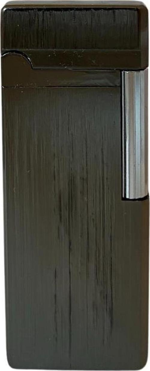 Fırçalı Gunmetal Slim Soft Flame Çakmak