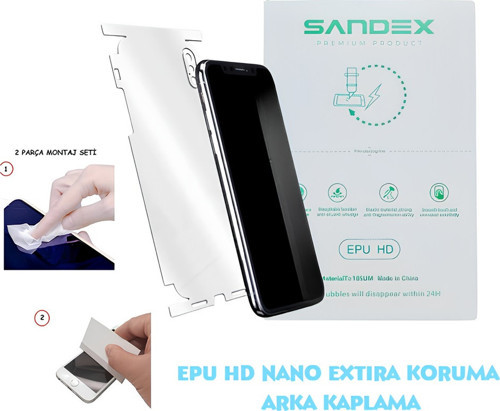 HONOR 50 PRO Uyumlu NANO Full Arka Kaplama Esnek ULTRA İnce - SANDEX - EPU HD