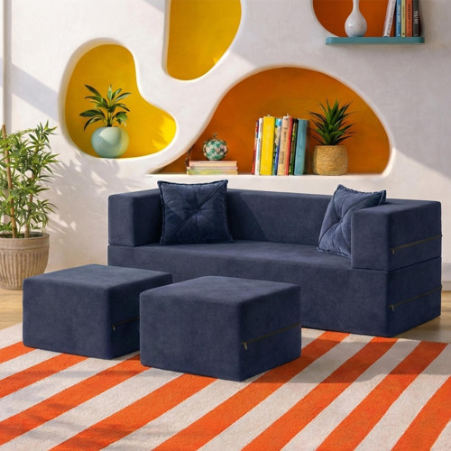 Loop Katlanır Yatak Olabilen Çok Amaçlı Çift Kişilik Koltuk