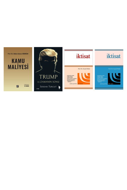 Kamu Maliyesi... +3 Adet Ekonomi Kitabı