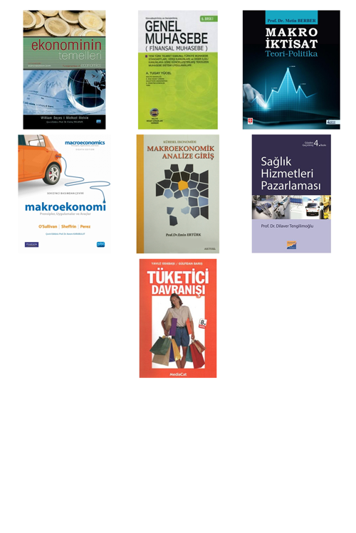 Ekonominin Temelleri... +6 Adet Ekonomi Kitabı