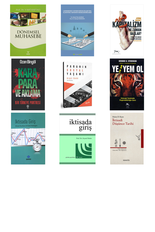 Dönemsel Muhasebe... +8 Adet Ekonomi Kitabı