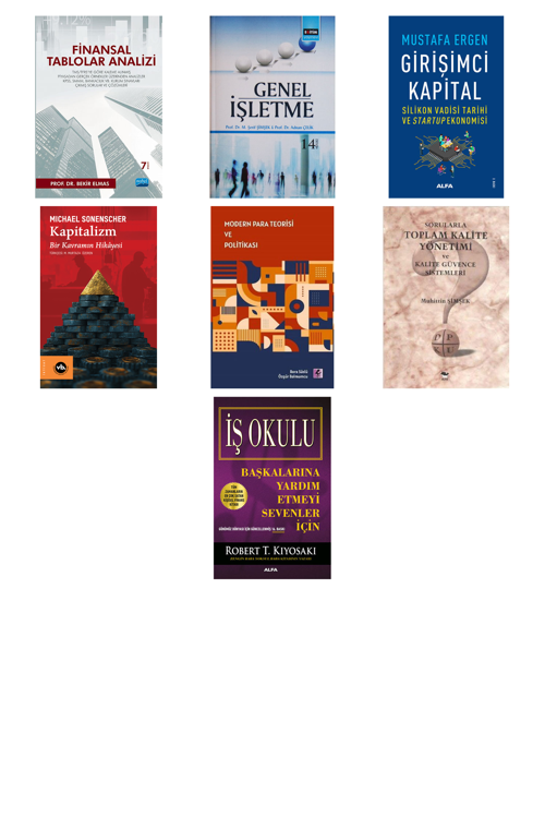 Finansal Tablolar Analizi... +6 Adet Ekonomi Kitabı
