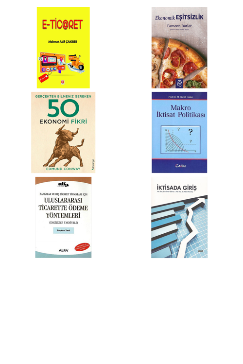 E-Ticaret... +5 Adet Ekonomi Kitabı