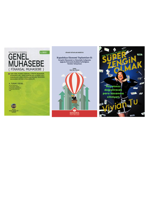Genel Muhasebe... +2 Adet Ekonomi Kitabı