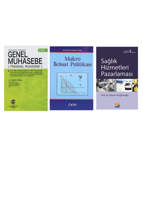Genel Muhasebe... +2 Adet Ekonomi Kitabı