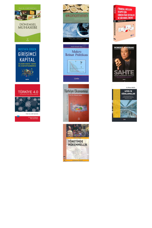 Dönemsel Muhasebe... +9 Adet Ekonomi Kitabı