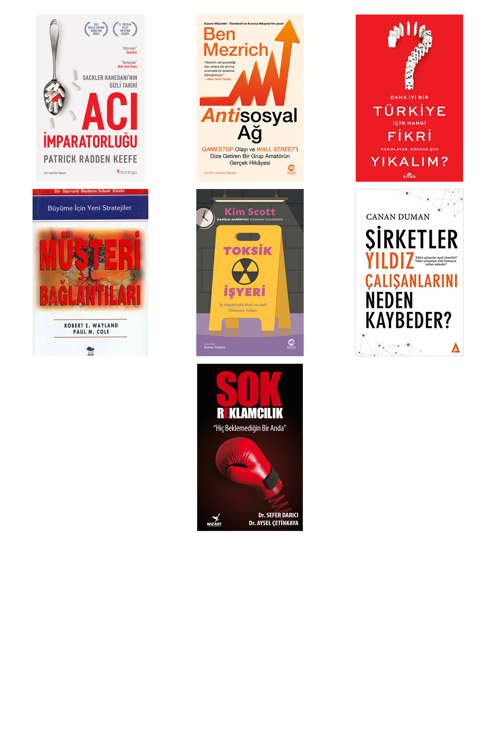 Acı İmparatorluğu - Sackler Hanedanı’Nın Gizl... +6 Adet İş Dünyası Kitabı