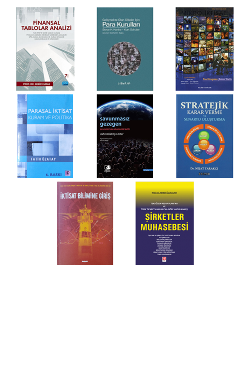 Finansal Tablolar Analizi... +7 Adet Ekonomi Kitabı