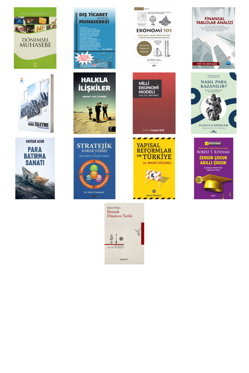 Dönemsel Muhasebe... +12 Adet Ekonomi Kitabı