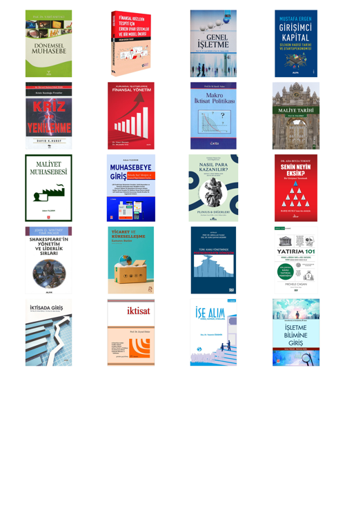 Dönemsel Muhasebe... +19 Adet Ekonomi Kitabı