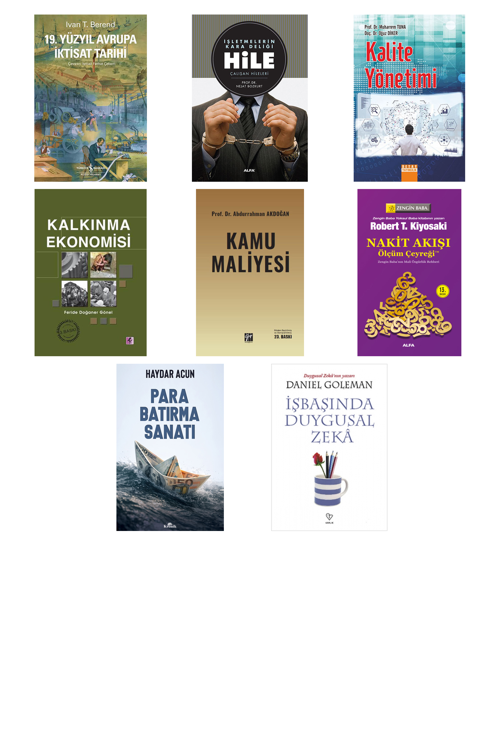 19. Yüzyıl Avrupa İktisat Tarihi... +7 Adet Ekonomi Kitabı