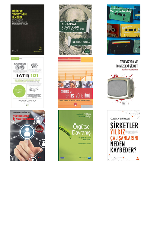Bilimsel Yönetimin İlkeleri... +8 Adet İş Dünyası Kitabı