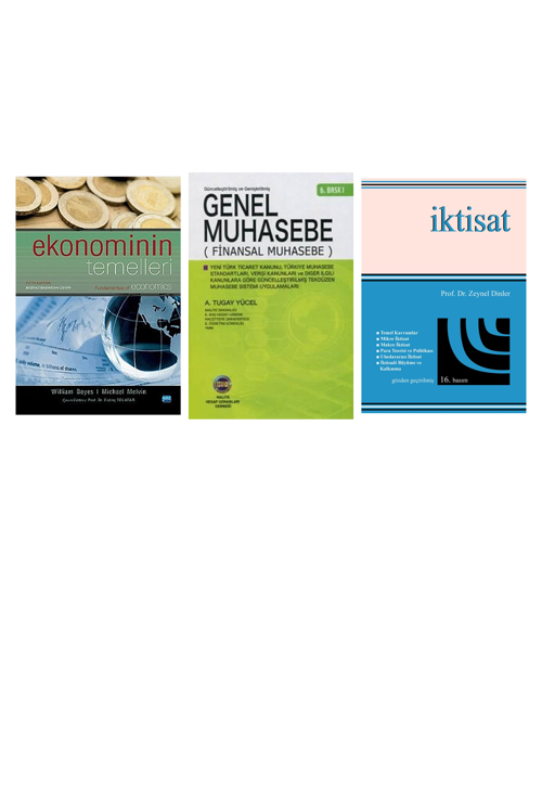 Ekonominin Temelleri... +2 Adet Ekonomi Kitabı