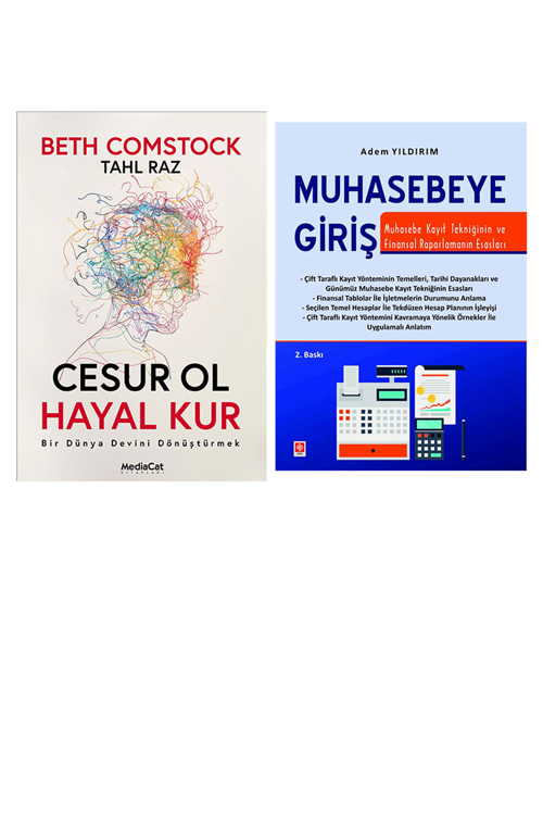 Cesur Ol Hayal Kur... +1 Adet Ekonomi Kitabı