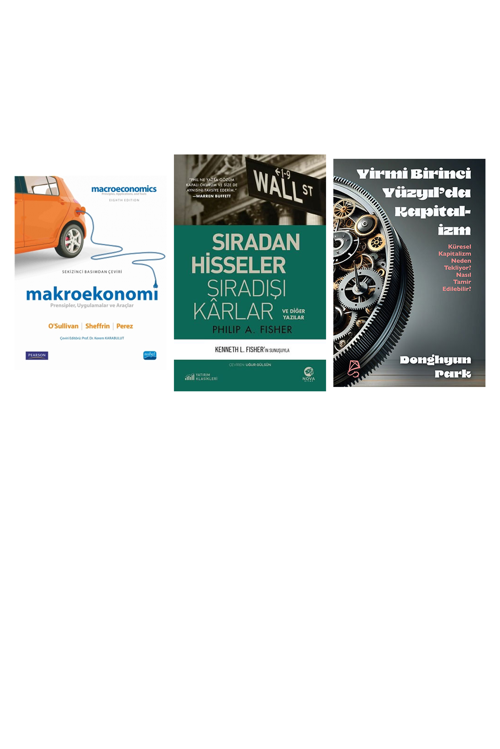 Makroekonomi... +2 Adet Ekonomi Kitabı