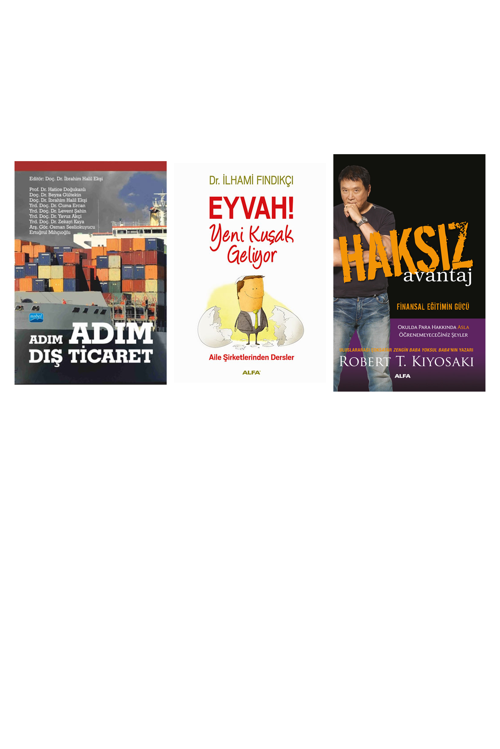 Adım Adım Dış Ticaret... +2 Adet Ekonomi Kitabı