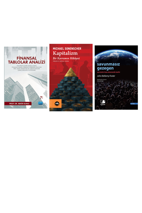 Finansal Tablolar Analizi... +2 Adet Ekonomi Kitabı