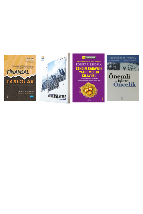Finansal Tablolar... +3 Adet Ekonomi Kitabı