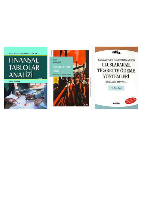 Finansal Tablolar Analizi... +2 Adet Ekonomi Kitabı