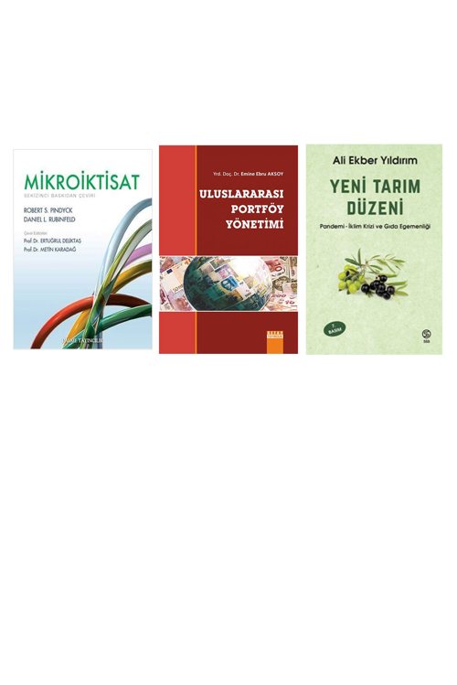 Mikroiktisat... +2 Adet Ekonomi Kitabı