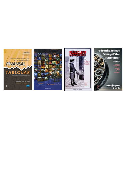 Finansal Tablolar... +3 Adet Ekonomi Kitabı