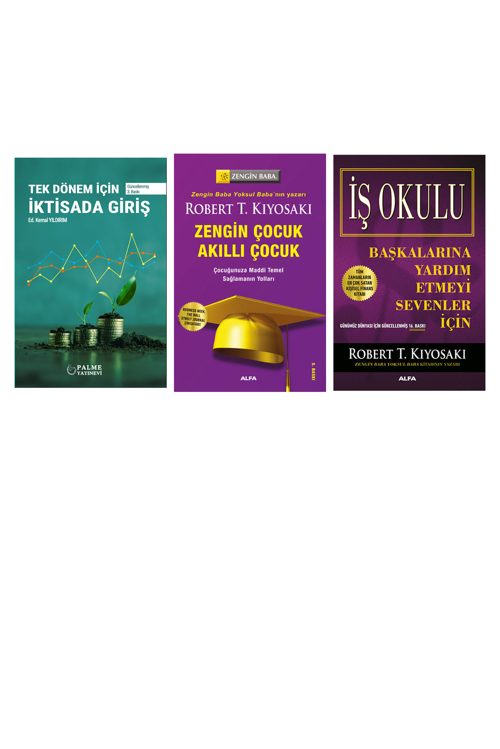 Tek Dönem İçin İktisada Giriş... +2 Adet Ekonomi Kitabı