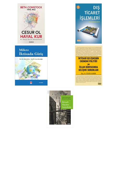 Cesur Ol Hayal Kur... +4 Adet Ekonomi Kitabı
