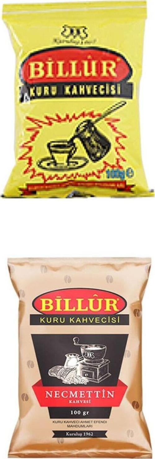 Billur Kahve Seti ( 1 Adet Türk Kahvesi 100Gr + 1Adet Dibek Necmettin Kahvesi 100Gr )