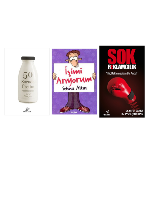 50 Soruda Üretim - Gıda Endüstrisinden Deneyi... +2 Adet İş Dünyası Kitabı