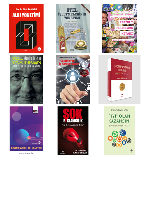 Algı Yönetimi... +8 Adet İş Dünyası Kitabı