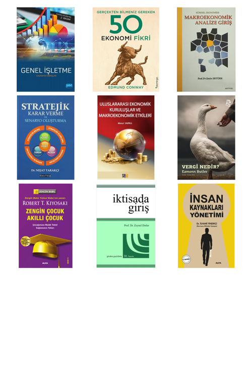 Genel İşletme... +8 Adet Ekonomi Kitabı