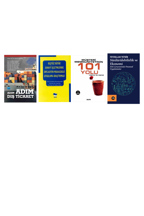 Adım Adım Dış Ticaret... +3 Adet Ekonomi Kitabı