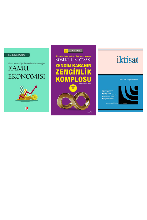 Kamu Ekonomisi... +2 Adet Ekonomi Kitabı