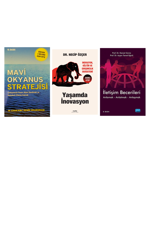 Mavi Okyanus Stratejisi... +2 Adet İş Dünyası Kitabı
