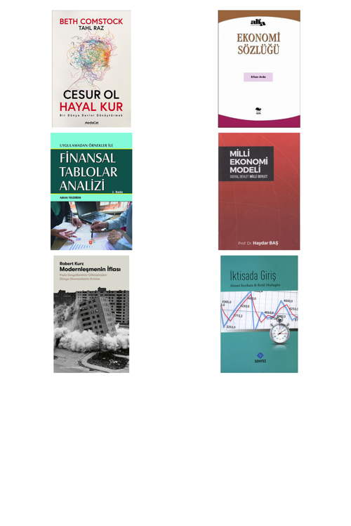 Cesur Ol Hayal Kur... +5 Adet Ekonomi Kitabı