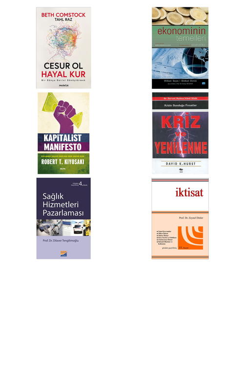 Cesur Ol Hayal Kur... +5 Adet Ekonomi Kitabı