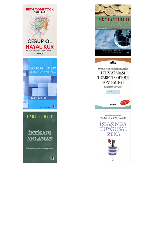 Cesur Ol Hayal Kur... +5 Adet Ekonomi Kitabı