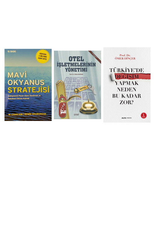 Mavi Okyanus Stratejisi... +2 Adet İş Dünyası Kitabı
