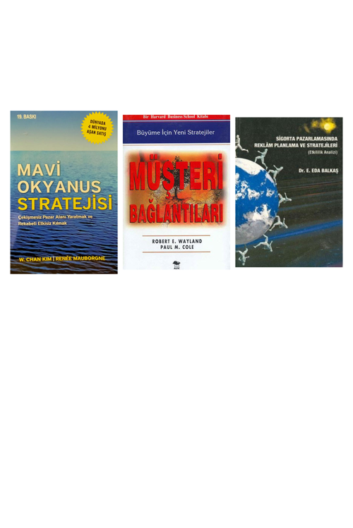 Mavi Okyanus Stratejisi... +2 Adet İş Dünyası Kitabı