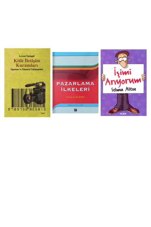 Kitle İletişim Kuramları... +2 Adet İş Dünyası Kitabı
